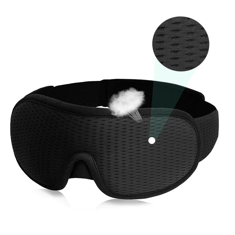 3D Contoured Blackout Sleep Mask