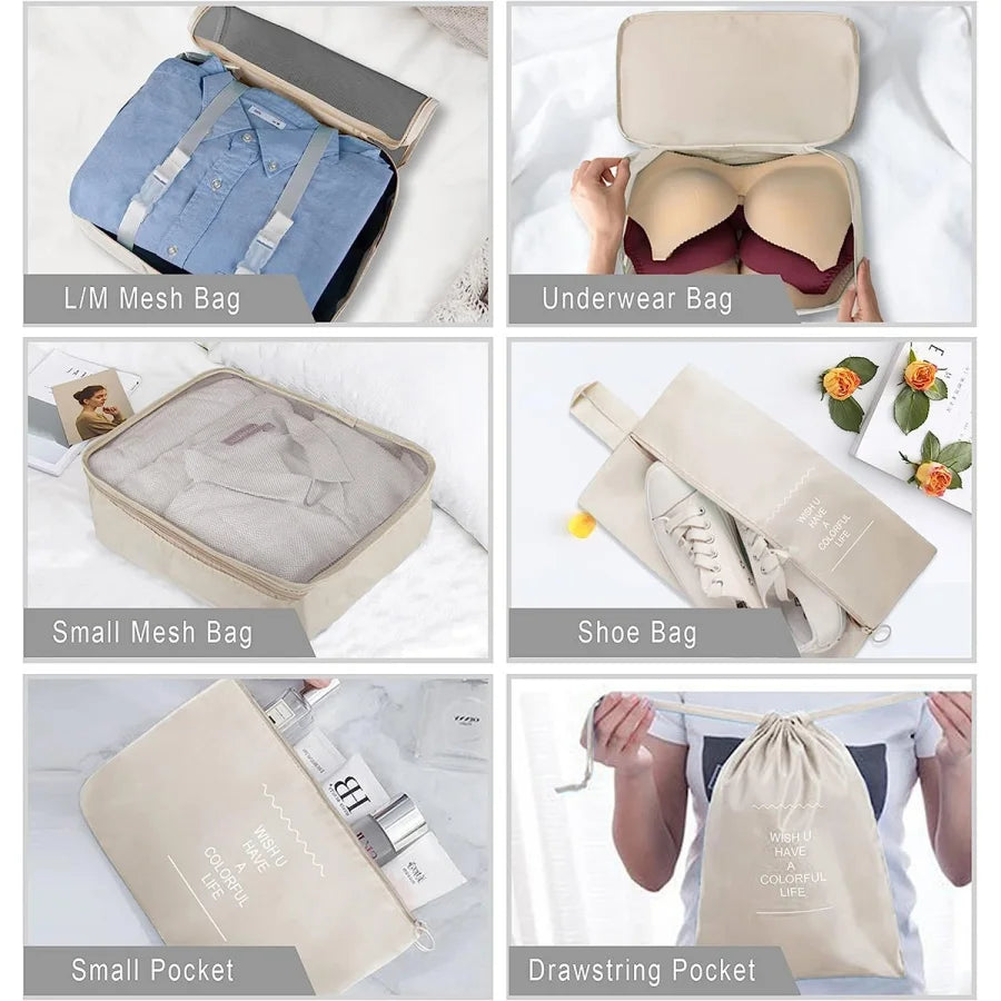 Compression Travel Packing Cube Set