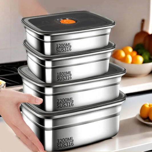 Stainless Steel Leak-Proof Bento Lunch Box