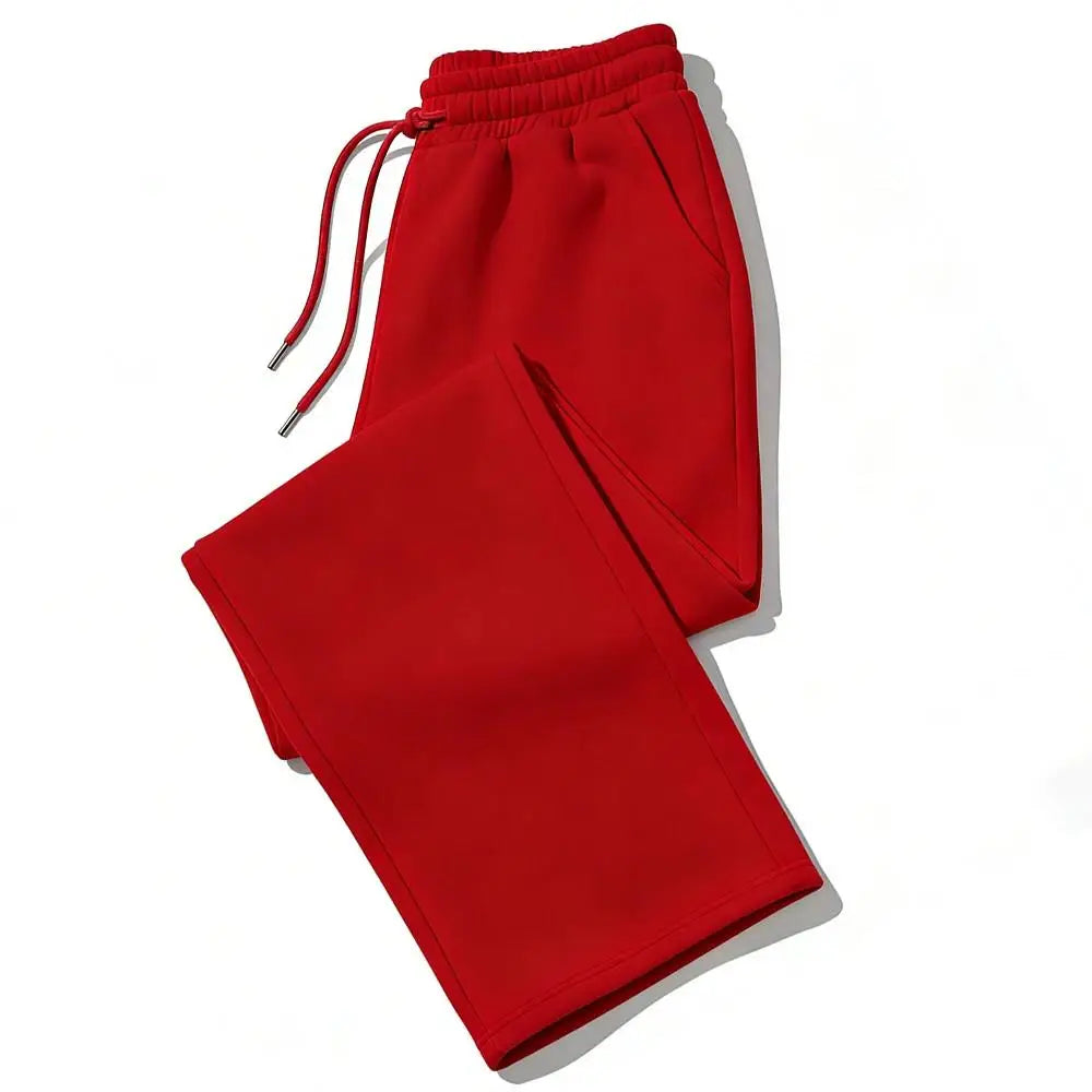 Straight Fit Drawstring Jogger Sweatpants