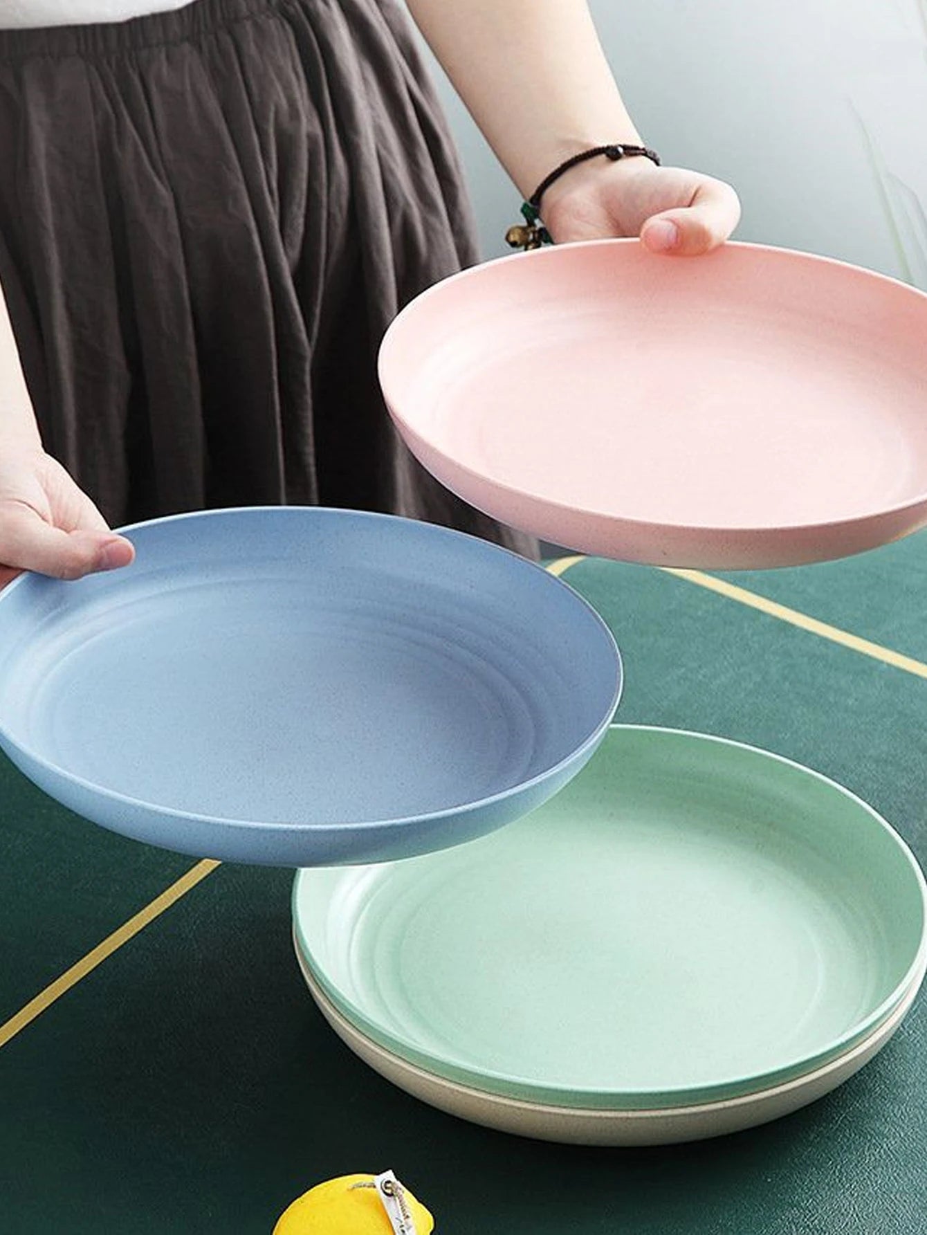 Wheat Straw Unbreakable Dinner Plate Set of 4