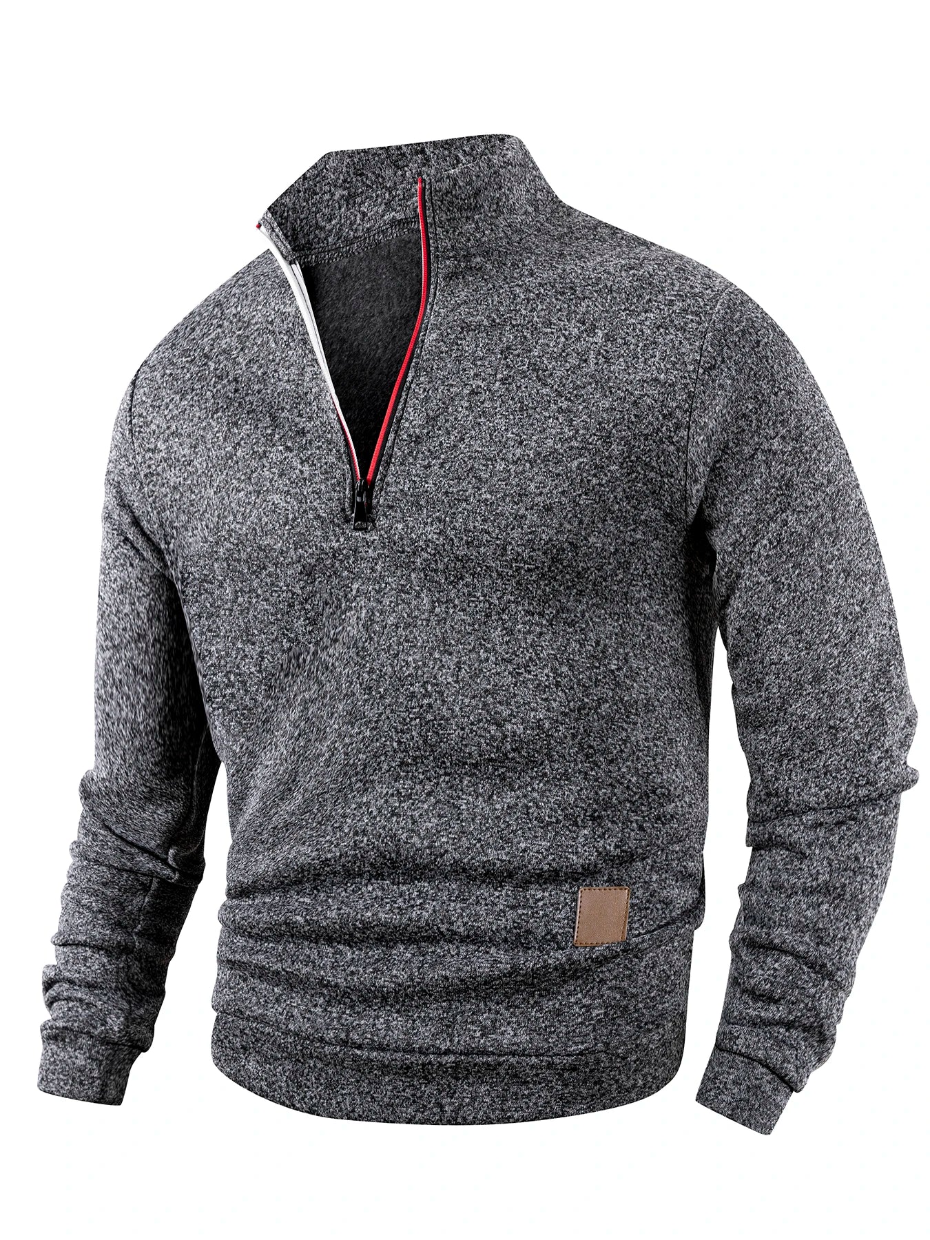 Men's Quarter-Zip Mock Neck Pullover