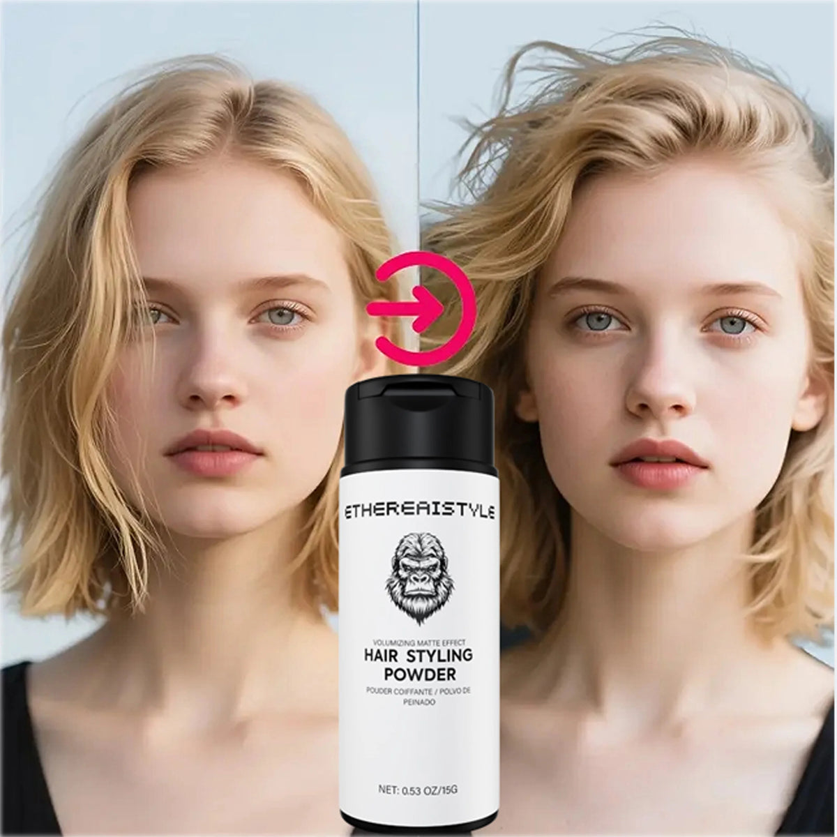 Volumizing Hair Control Powder, Matte Root Lift, 15 g